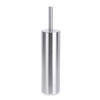 Wc garnitura s ščetko tubo - barve aluminija, Konvencionalno, kovina/umetna masa (9/40,4cm) - Zack