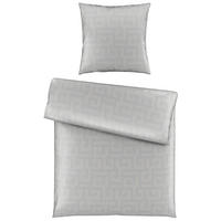 WENDEBETTWÄSCHE 2-teilig Mila Satin 135/200 cm  - Silberfarben, Basics, Textil (135/200cm) - Bio:Vio