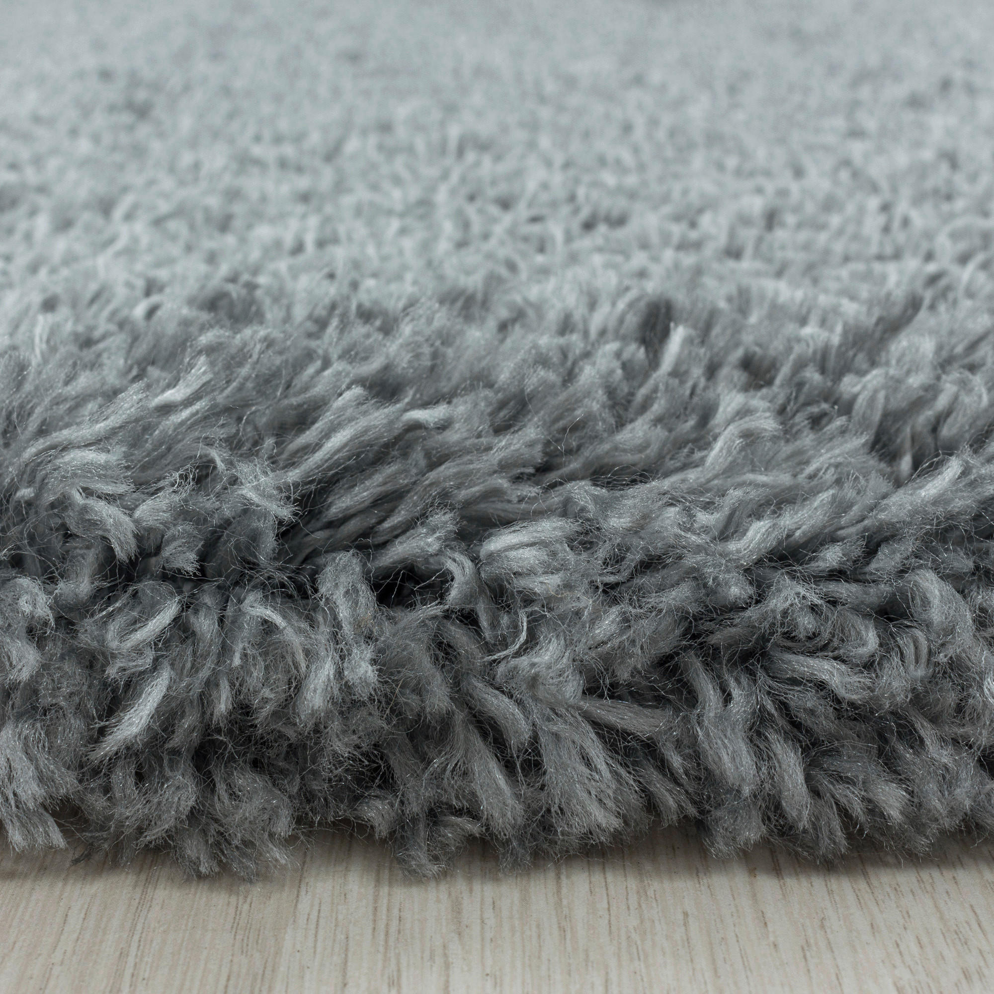 HOCHFLORTEPPICH 80 cm Fluffy 3500 Lightgrey Hellgrau  - Hellgrau, Basics, Textil (80cm) - Novel