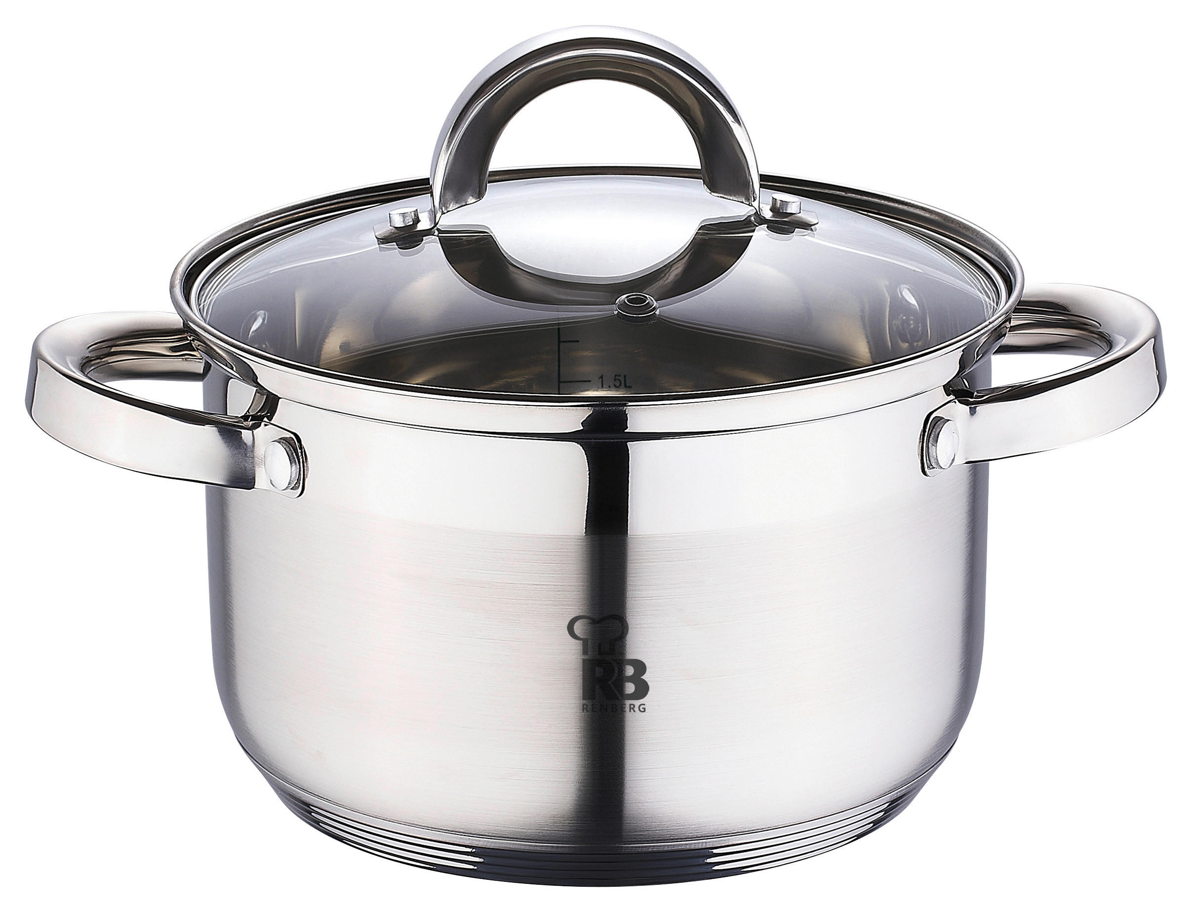 Kochtopf Alexander 3,6 Liter Edelstahl, Leichte Reinigung