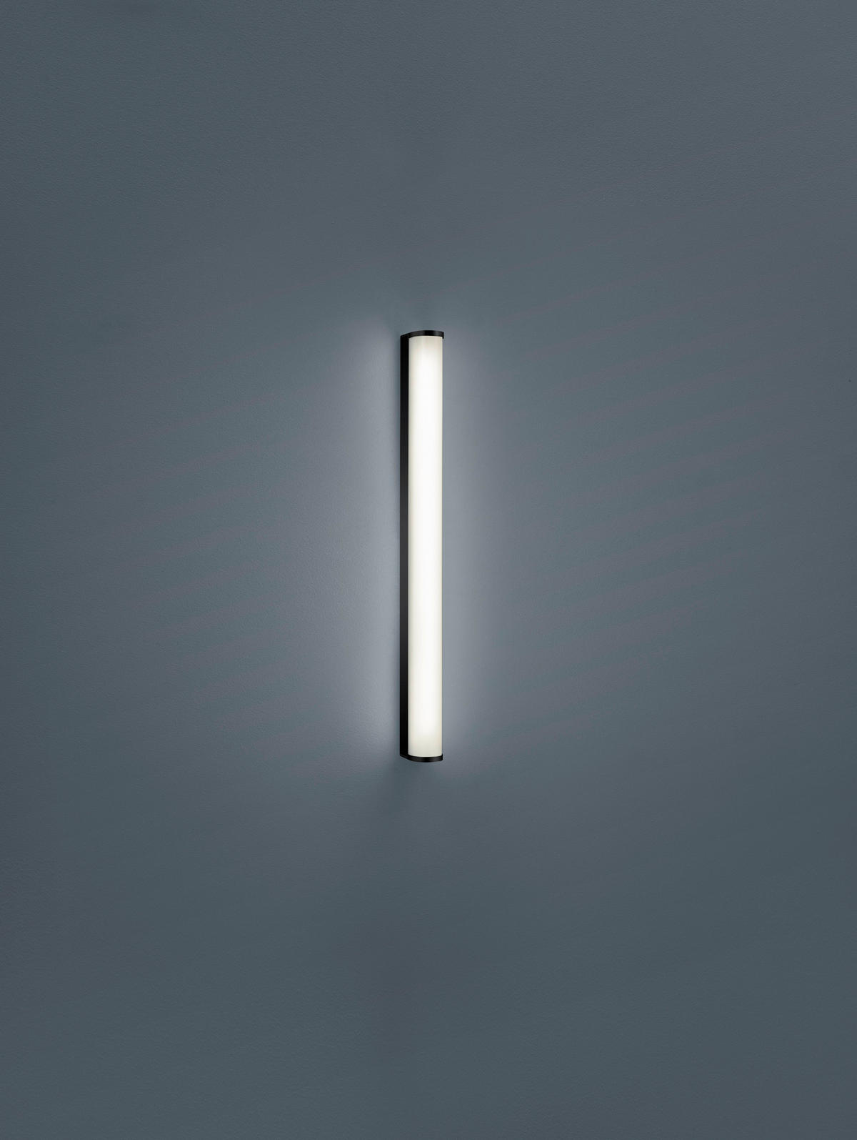 SPIEGELLEUCHTE Ponto 5/60/7 cm  - Schwarz, Design, Kunststoff/Metall (5/60/7cm) - Helestra