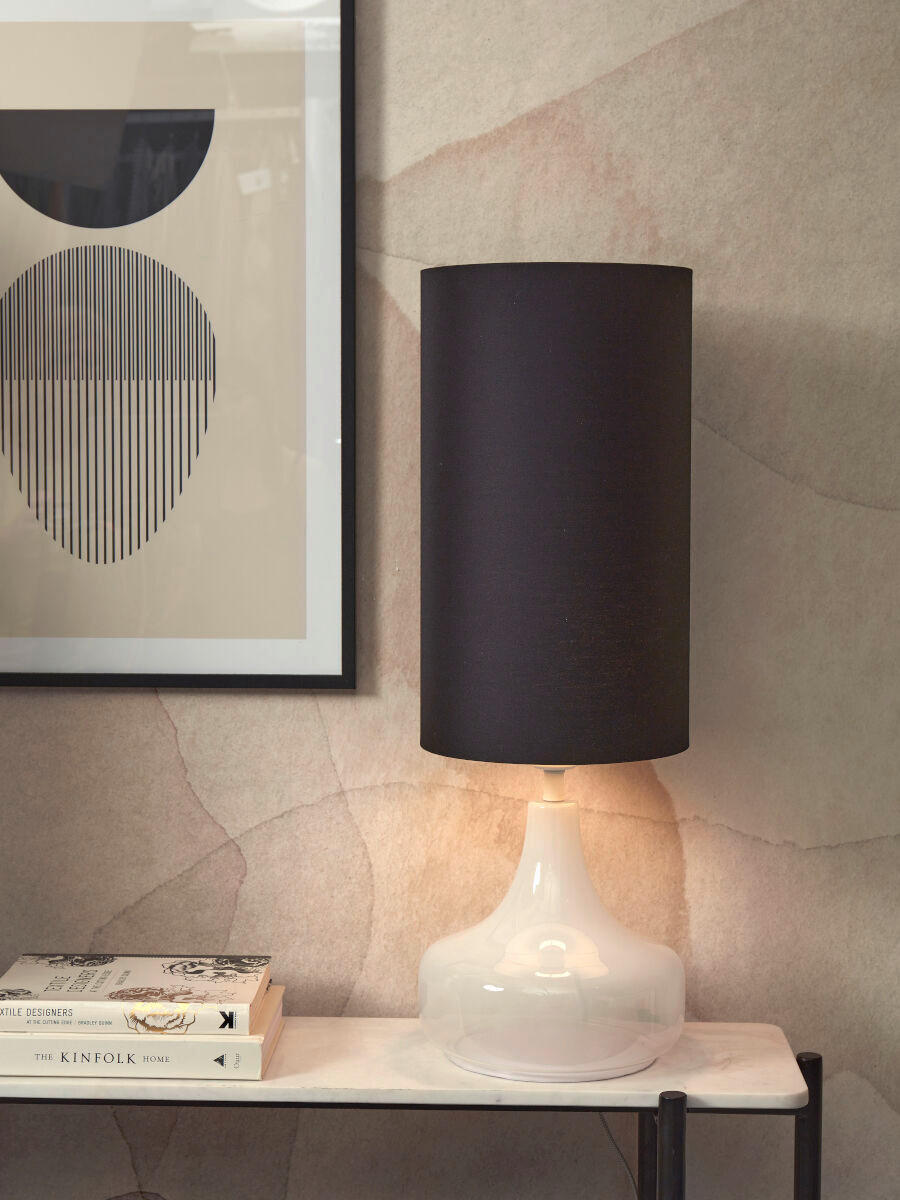 BORDSLAMPA 25/75 cm   - svart, Trend, textil (25/75cm) - It's about Romi