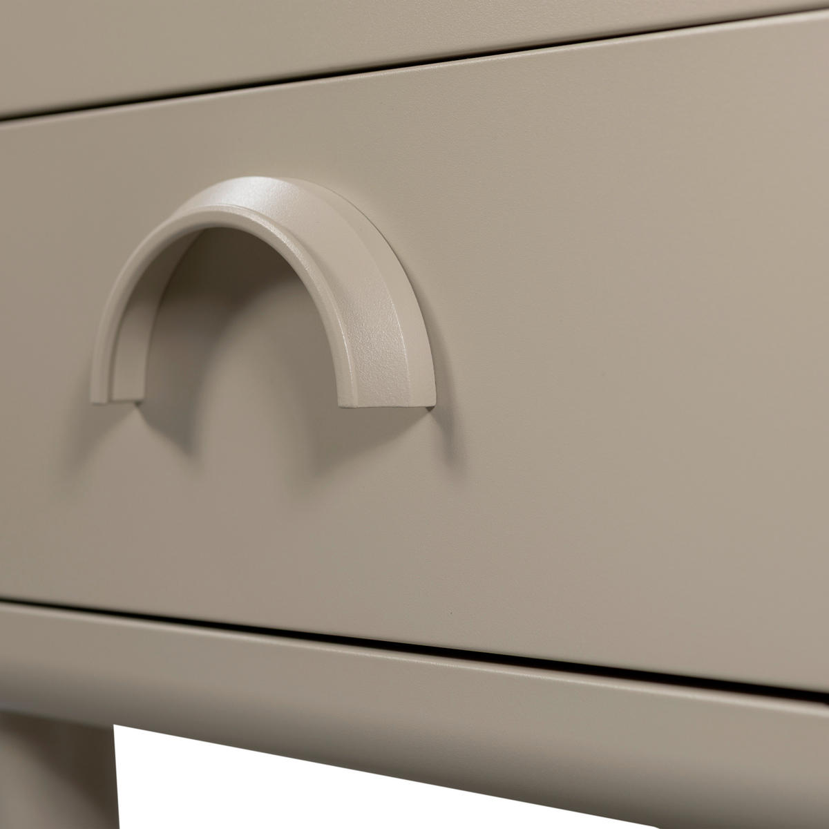 NACHTTISCH 42/45/42 cm  - Sandfarben, Design, Metall (42/45/42cm) - Livetastic