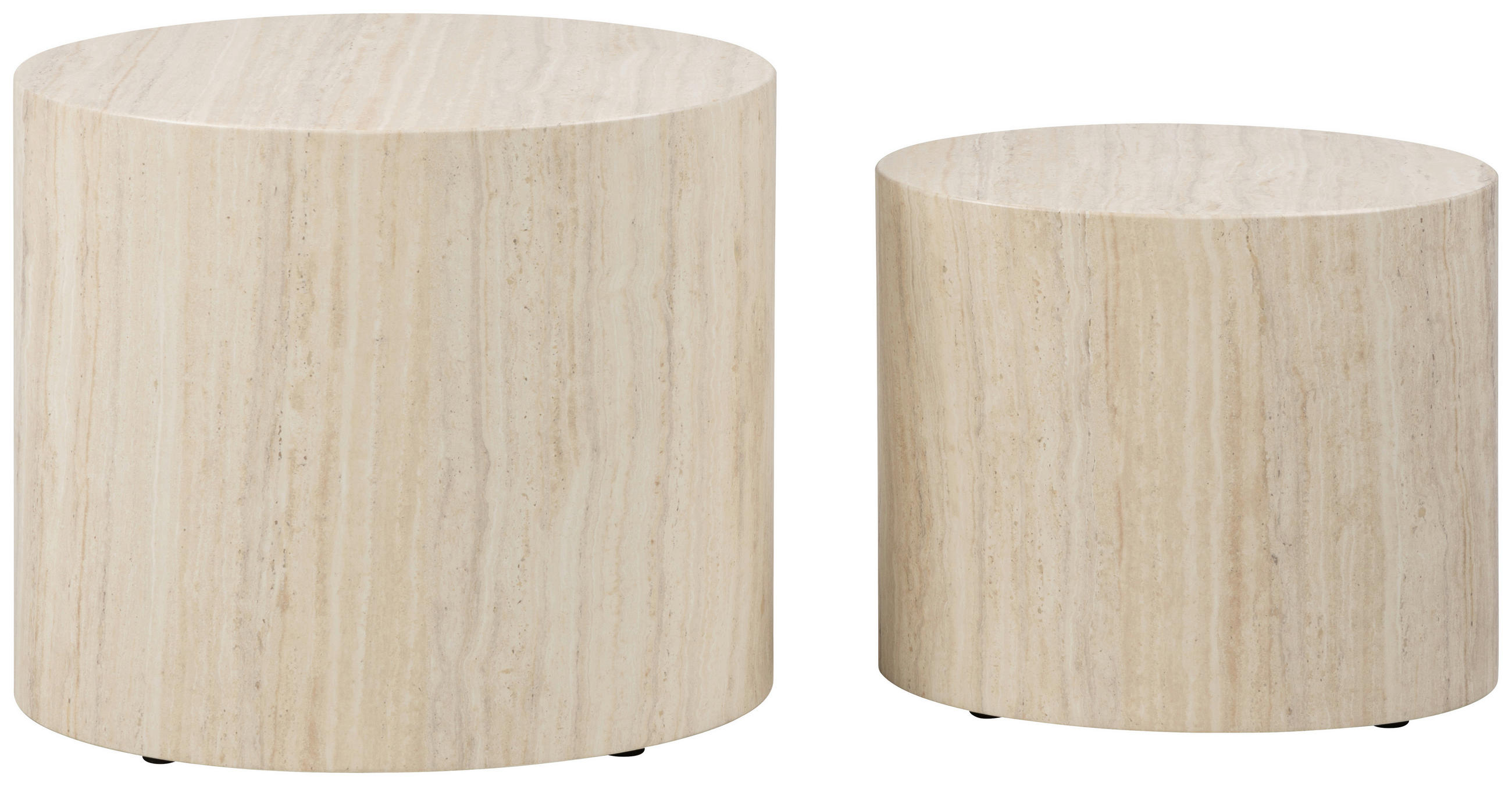 Mid.you Couchtischset Natur 48-40x40-33x33-24.5 cm