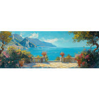 KEILRAHMENBILD Landschaft & Natur 30/80 cm  - Multicolor, Basics, Holz/Papier (30/80cm)