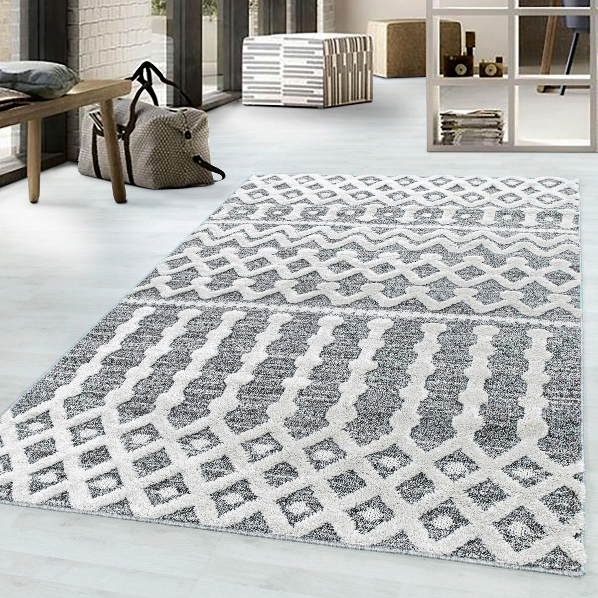 TKANI TEPIH 280/370 cm   siva  Pisa 4710 grau  - siva, Konvencionalno, tekstil (280/370cm)