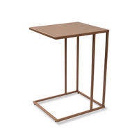 BEISTELLTISCH 43/38/62 cm Mokka rechteckig  - Mokka, Basics, Metall (43/38/62cm) - Xora