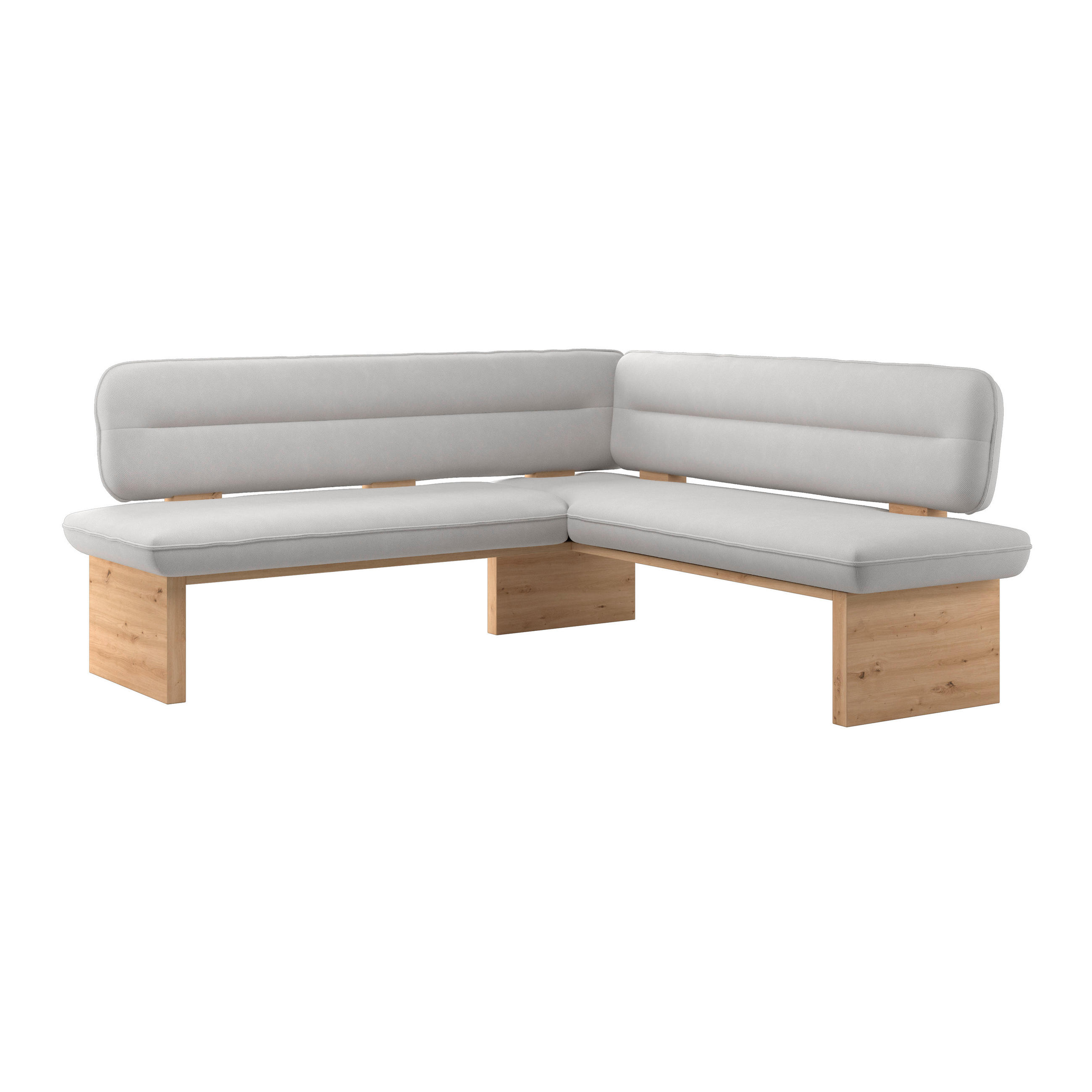 P & B Eckbank Hellgrau 192x170 cm