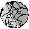 WANDSPIEGEL  - Schwarz, Design, Glas/Holzwerkstoff (100/100/2,5cm) - Kare-Design