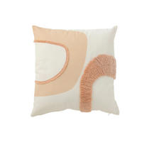 ZIERKISSEN  45/45 cm   - Weiss/Naturfarben, Basics, Textil (45/45cm)