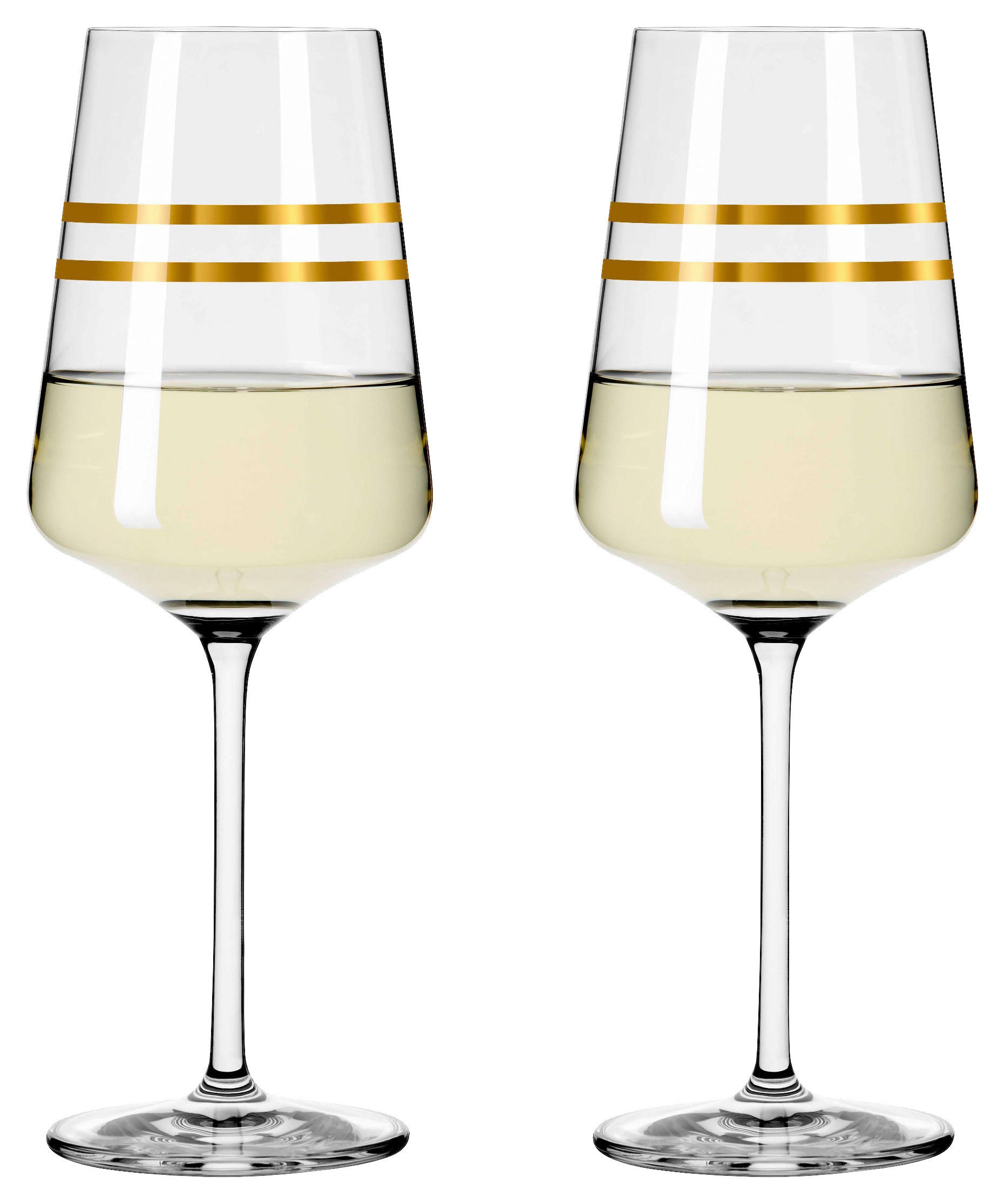 WEIßWEINGLAS Celebration Deluxe 400 ml 2-teilig  - Goldfarben, Glas (0,4cm) - Ritzenhoff