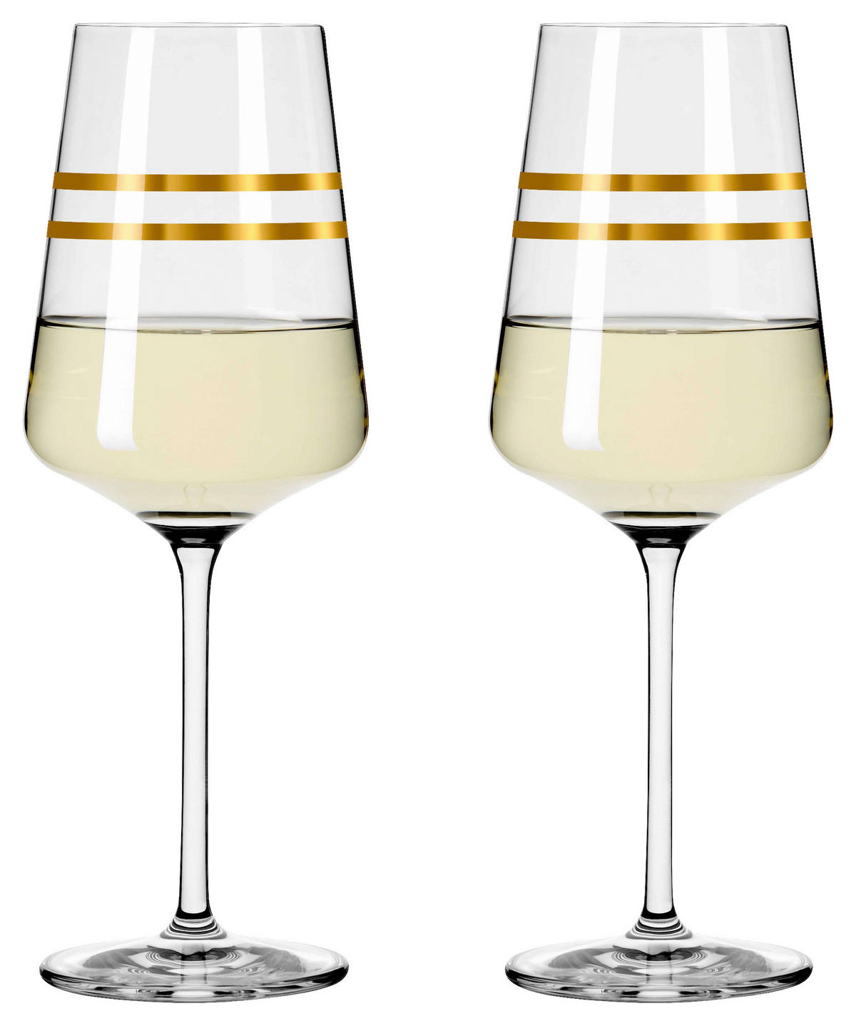 WEIßWEINGLAS Celebration Deluxe 400 ml 2-teilig  - Goldfarben, Glas (0,4cm) - Ritzenhoff
