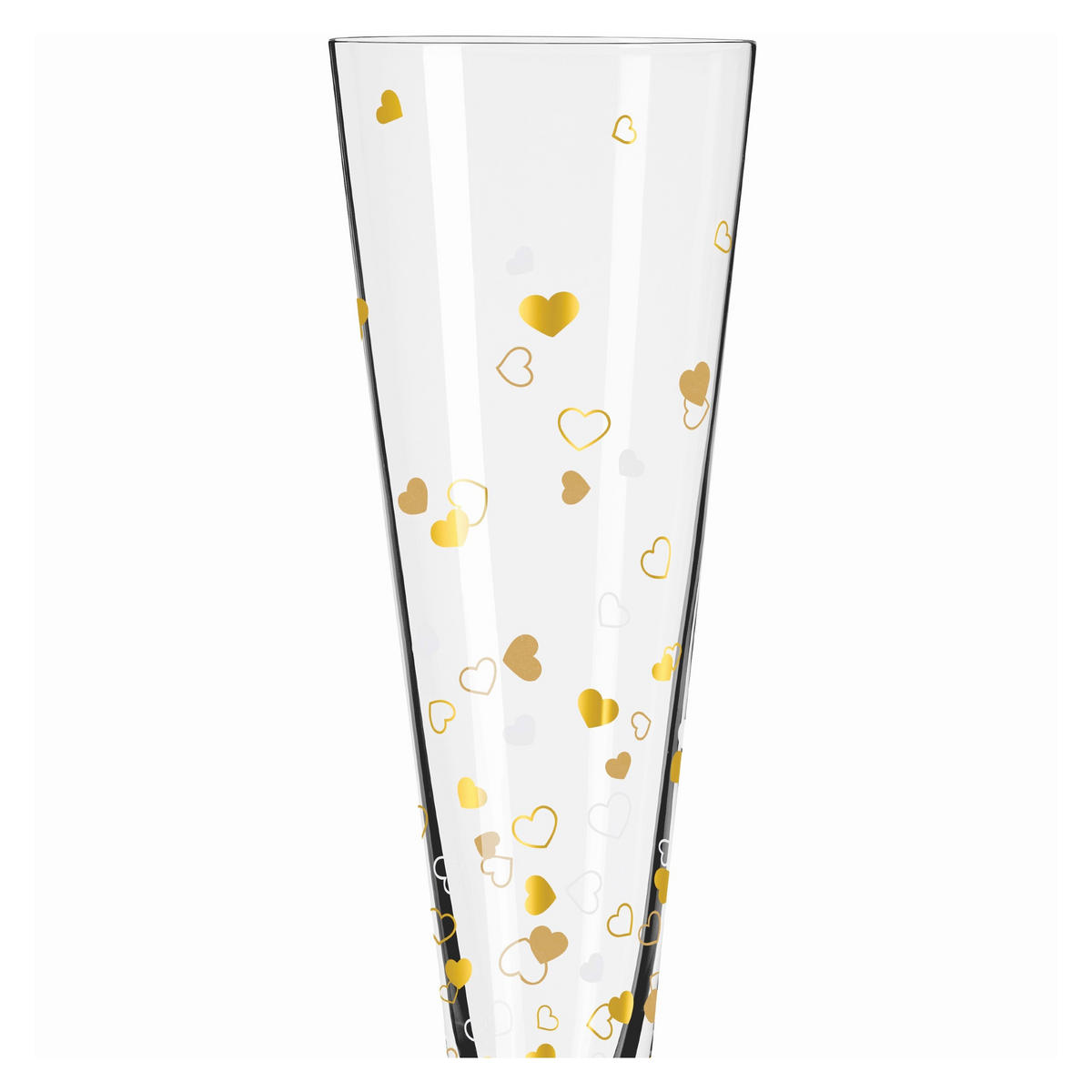 CHAMPAGNERGLAS 205 ml 2-teilig  - Platinfarben/Goldfarben, LIFESTYLE, Glas (7,2/24/7,2cm) - Ritzenhoff