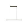 LED-HÄNGELEUCHTE 110/5/150 cm  - Bronzefarben, Design, Metall (110/5/150cm) - elements by BANKAMP