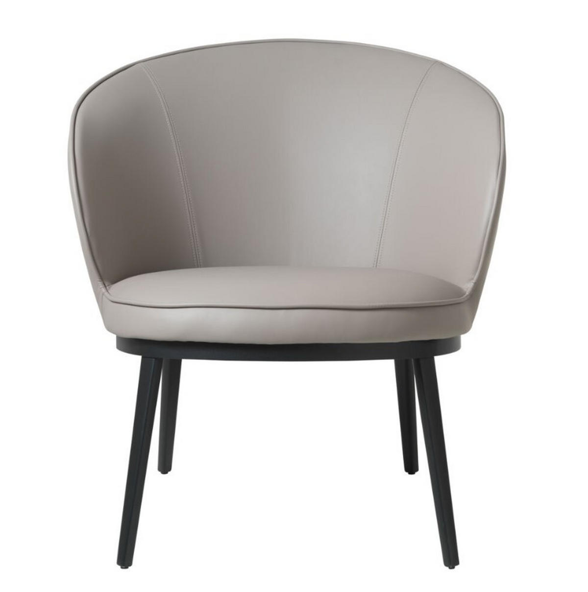 FÅTÖLJ i metall, textil svart, taupe  - svart/taupe, Design, metall/textil (73/79/77cm) - Best Price