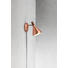 WANDLEUCHTE - Kupferfarben, Design, Holz/Metall (17/18cm)