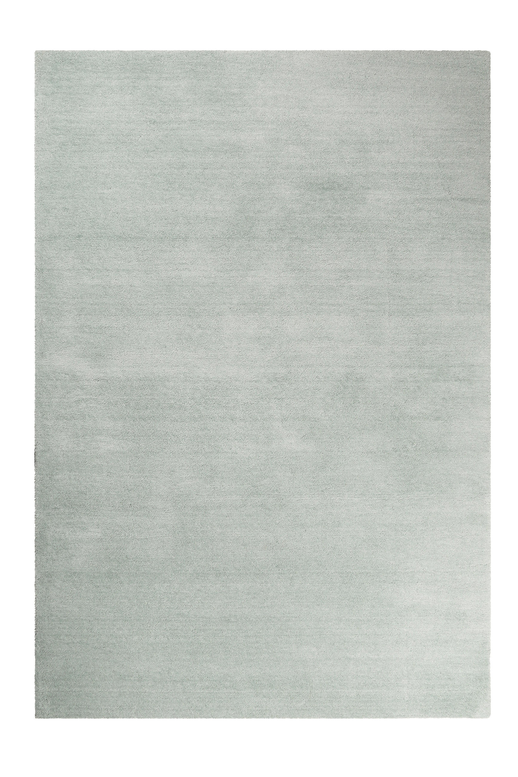 Hochflor Teppich Hellgrün Loft Baumwolle 160x230 cm