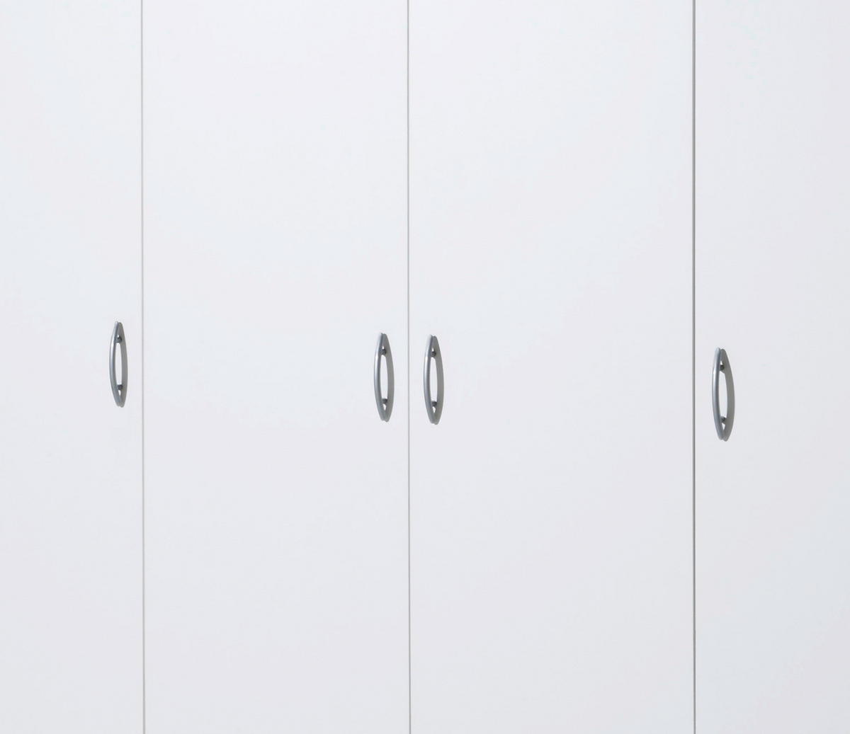 DREHTÜRENSCHRANK in Weiss  - Weiss/Eichefarben, Konventionell, Holzwerkstoff/Kunststoff (161/176/51cm) - P & B