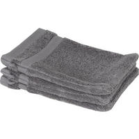WASCHLAPPEN SW-Cuddly Anthrazit 3-teilig  - Anthrazit, Basics, Textil (16/21cm) - Schöner Wohnen