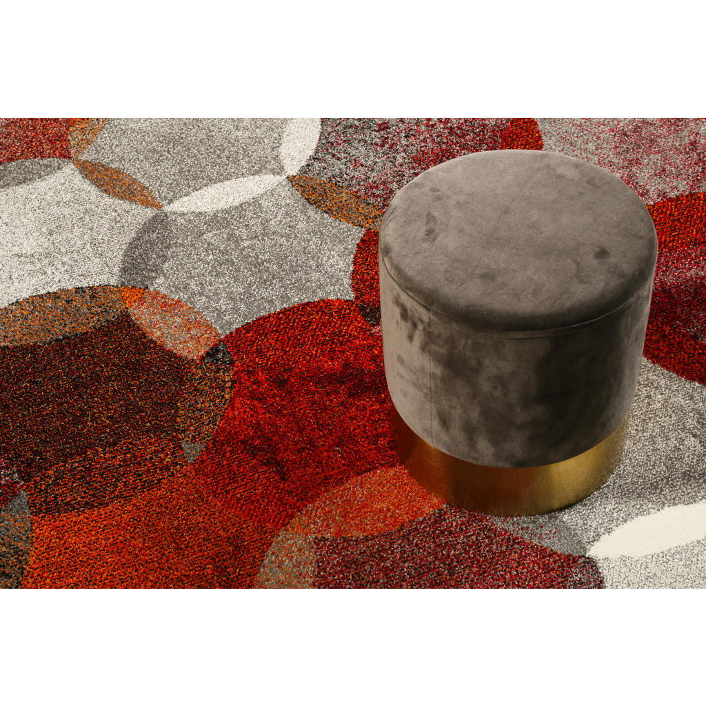 Thumbnail - Esprit Webteppich Esp-21627-112, Rot, Dunkelrot, Weinrot, Rotbraun, Textil, Graphik, rechteckig, 133x200 cm, Textiles Ve...