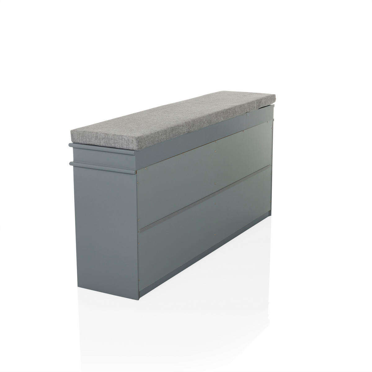 SCHUHSCHRANK  in  - Silberfarben/Grau, MODERN, Holzwerkstoff/Metall (104/52/24cm) - MID.YOU