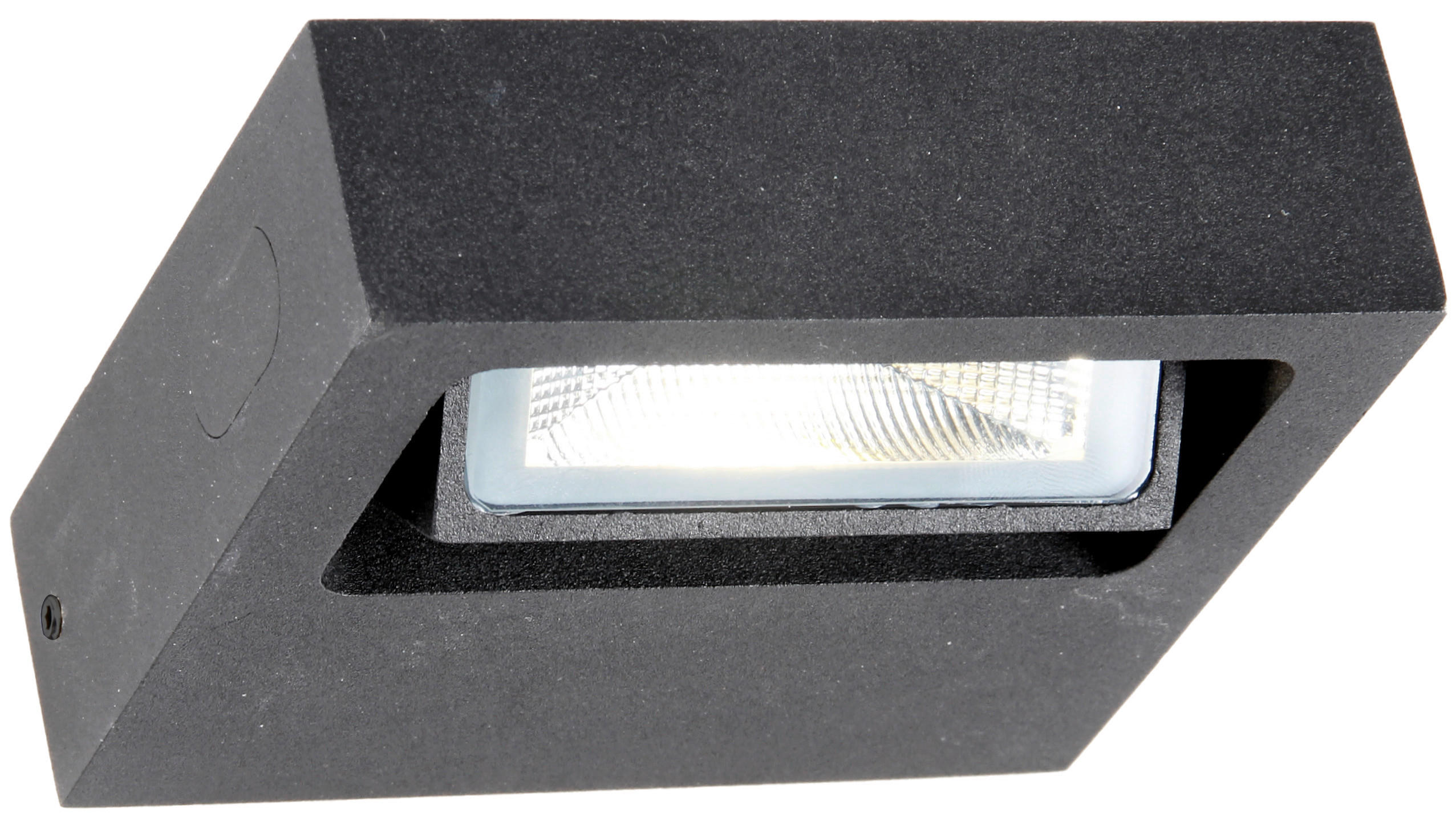 AUßENWANDLEUCHTE 12/10,9/3,6 cm   - Anthrazit, Design, Metall (12/10,9/3,6cm)