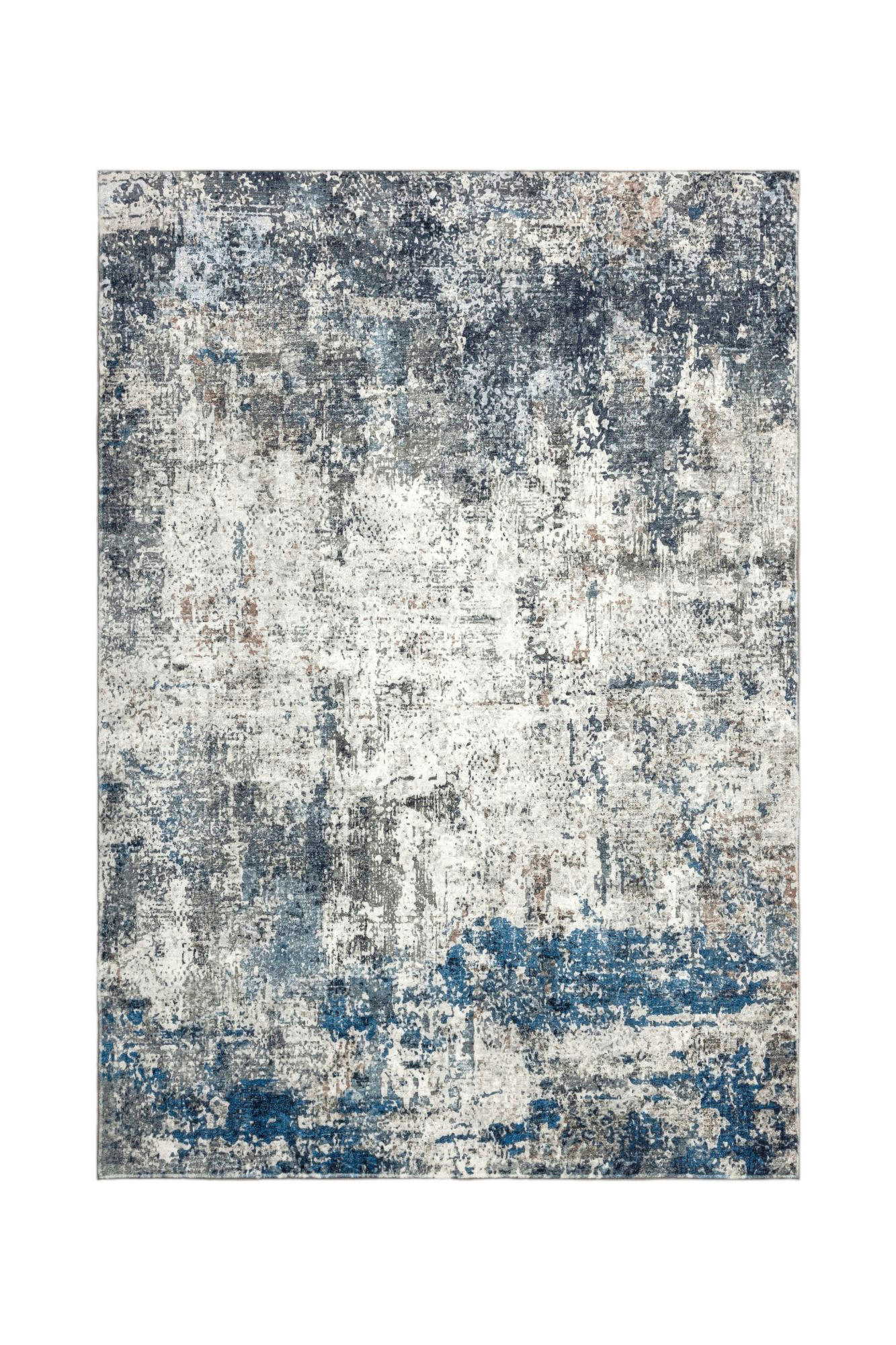 FLACHWEBETEPPICH 120/170 cm Blau  - Blau, Basics, Textil (120/170cm) - Kayoom