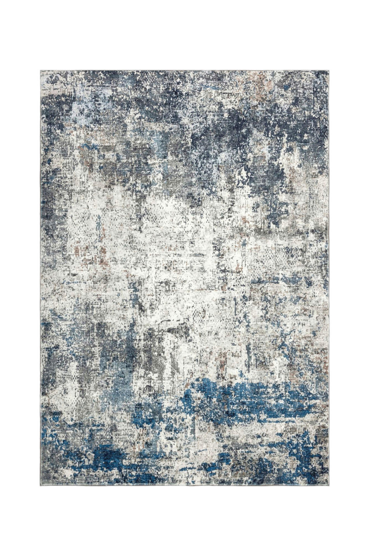 FLACHWEBETEPPICH 120/170 cm Blau  - Blau, Basics, Textil (120/170cm) - Kayoom
