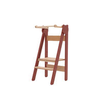 LERNTURM  - Rot/Naturfarben, Basics, Holz (38/90/40cm)