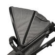 KINDERWAGENSET Korfu  - Dunkelgrau/Schwarz, Basics, Kunststoff/Textil - My Baby Lou