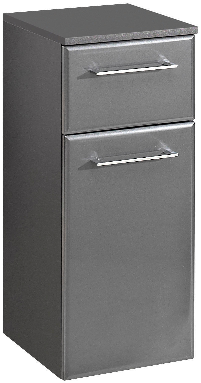 UNTERSCHRANK 30/72/33 cm   - Chromfarben/Anthrazit, Basics, Glas/Holzwerkstoff (30/72/33cm) - Pelipal