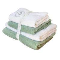 SET RUČNIKA , zelena, bijela  GINO  - bijela/zelena, Konvencionalno, tekstil - Bugatti