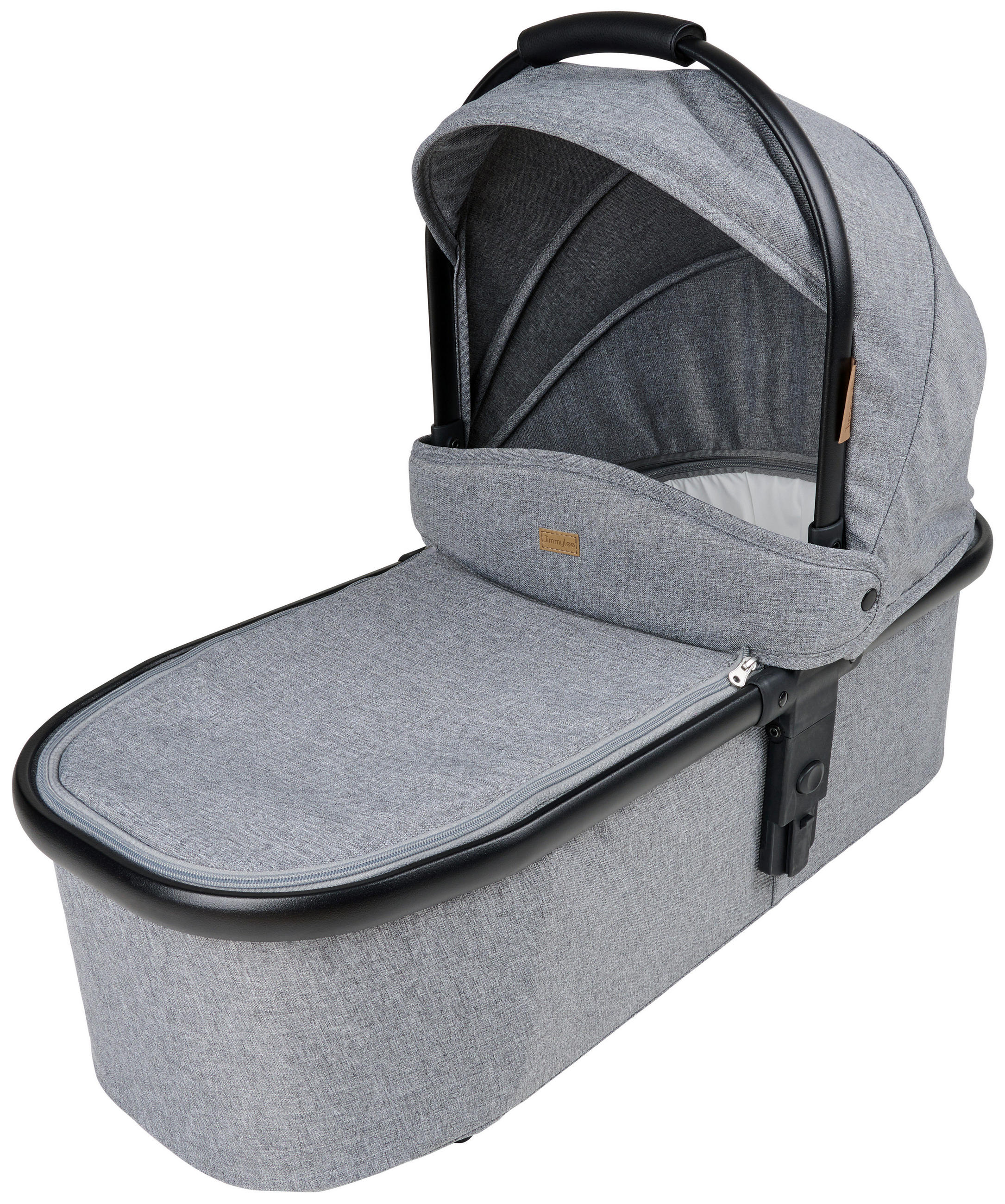 LIGGDEL  - grå, Basics, metall/textil (77,5/62/32,5cm) - Jimmylee