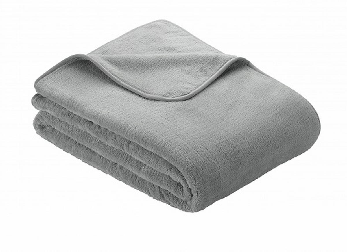 FILT 3612 Wellsoft Uni 150/200 cm  - silver, Klassisk, textil (150/200cm) - S. Oliver