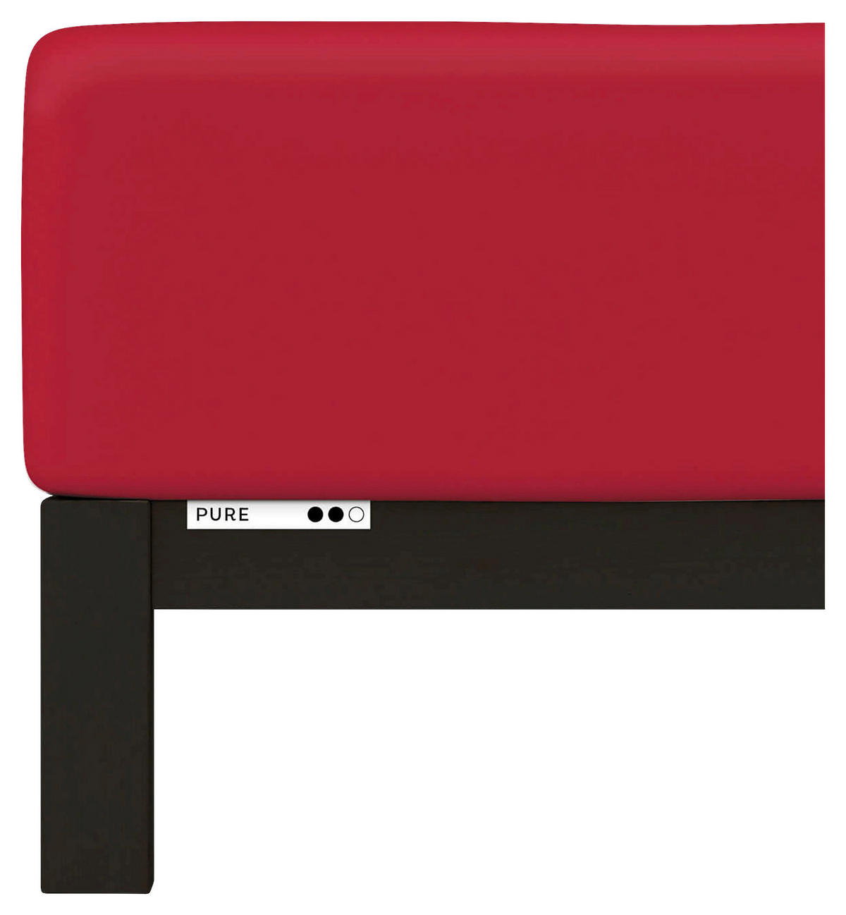 BOXSPRING-SPANNLEINTUCH 90-100/190-220 cm Jersey  - Dunkelrot, Basics, Textil (90-100/190-220cm) - Schlafgut
