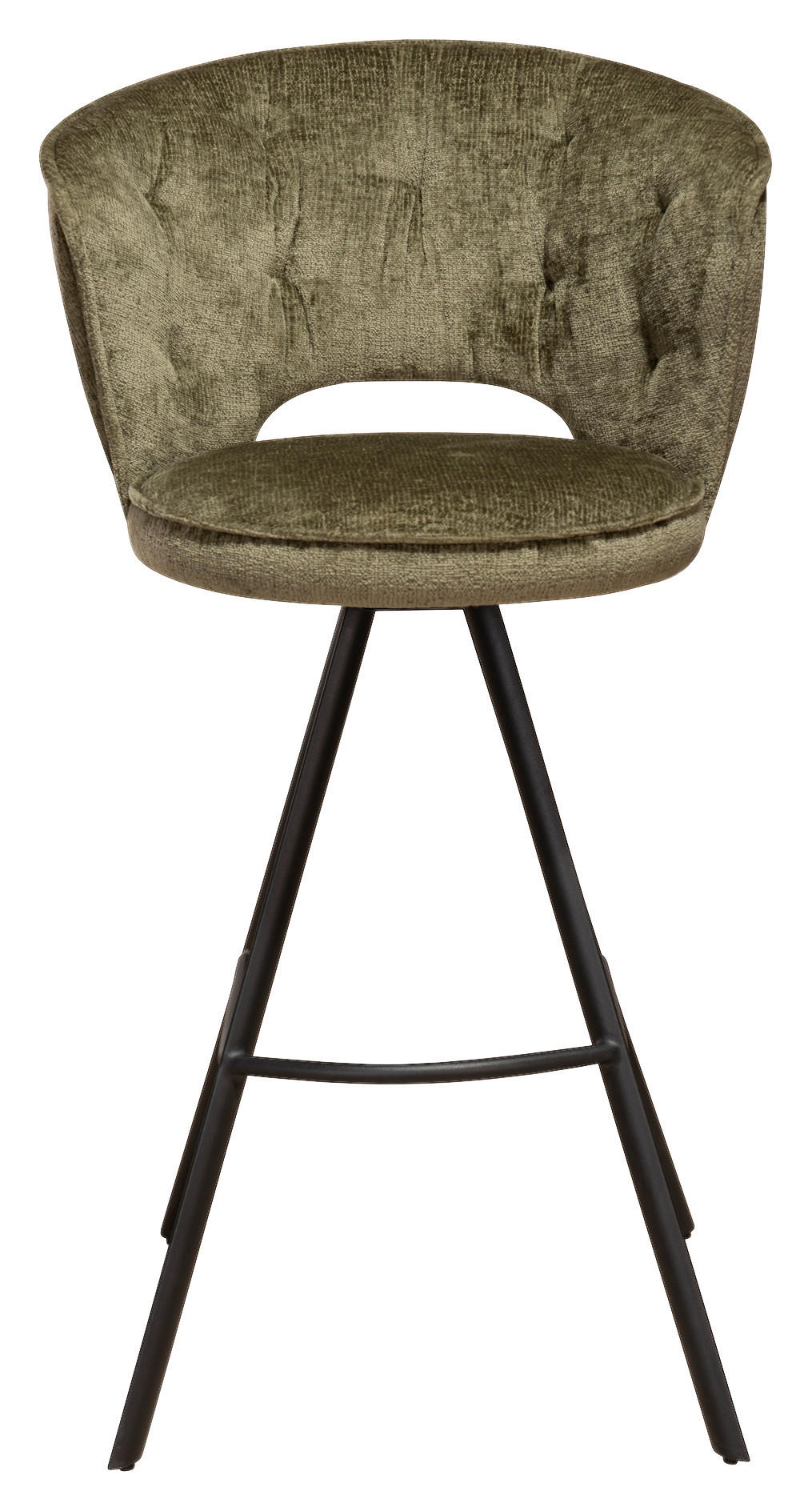 BARPALL i grön  - grön/svart, Design, metall/textil (54/103/54cm) - Novel