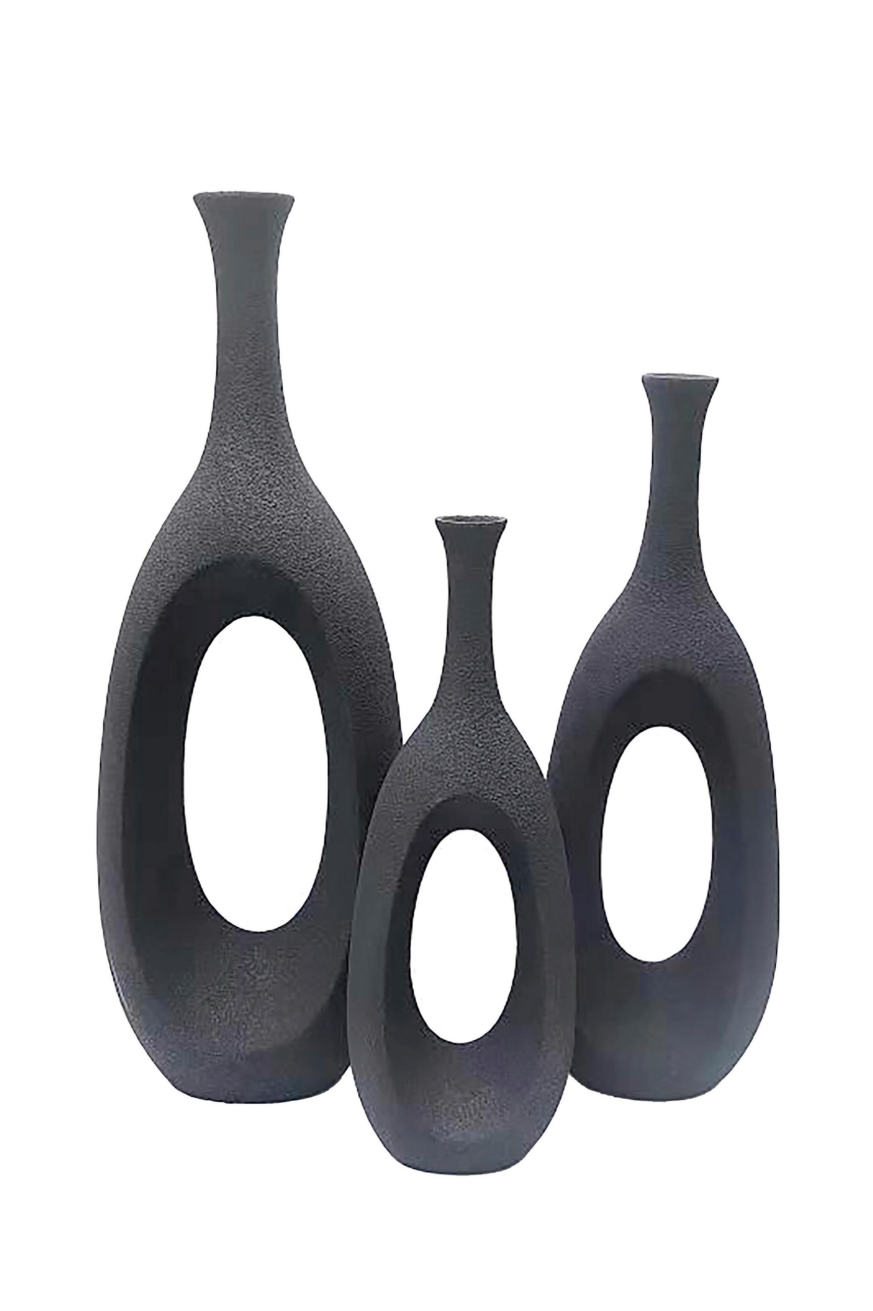 DEKORVAS  - svart, Lifestyle, plast (23/91/32cm) - Ambia Home