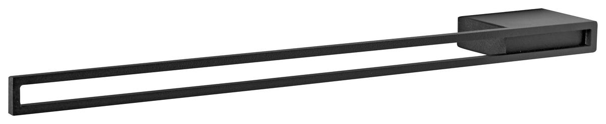 HANDTUCHHALTER 6/2,5/49 cm  - Schwarz, Basics, Metall (6/2,5/49cm) - Voglauer
