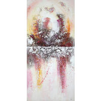 OLAJFESTMÉNY 40/85 cm  - többszínű, Design, faalapú anyag/textil (40/85cm) - Monee