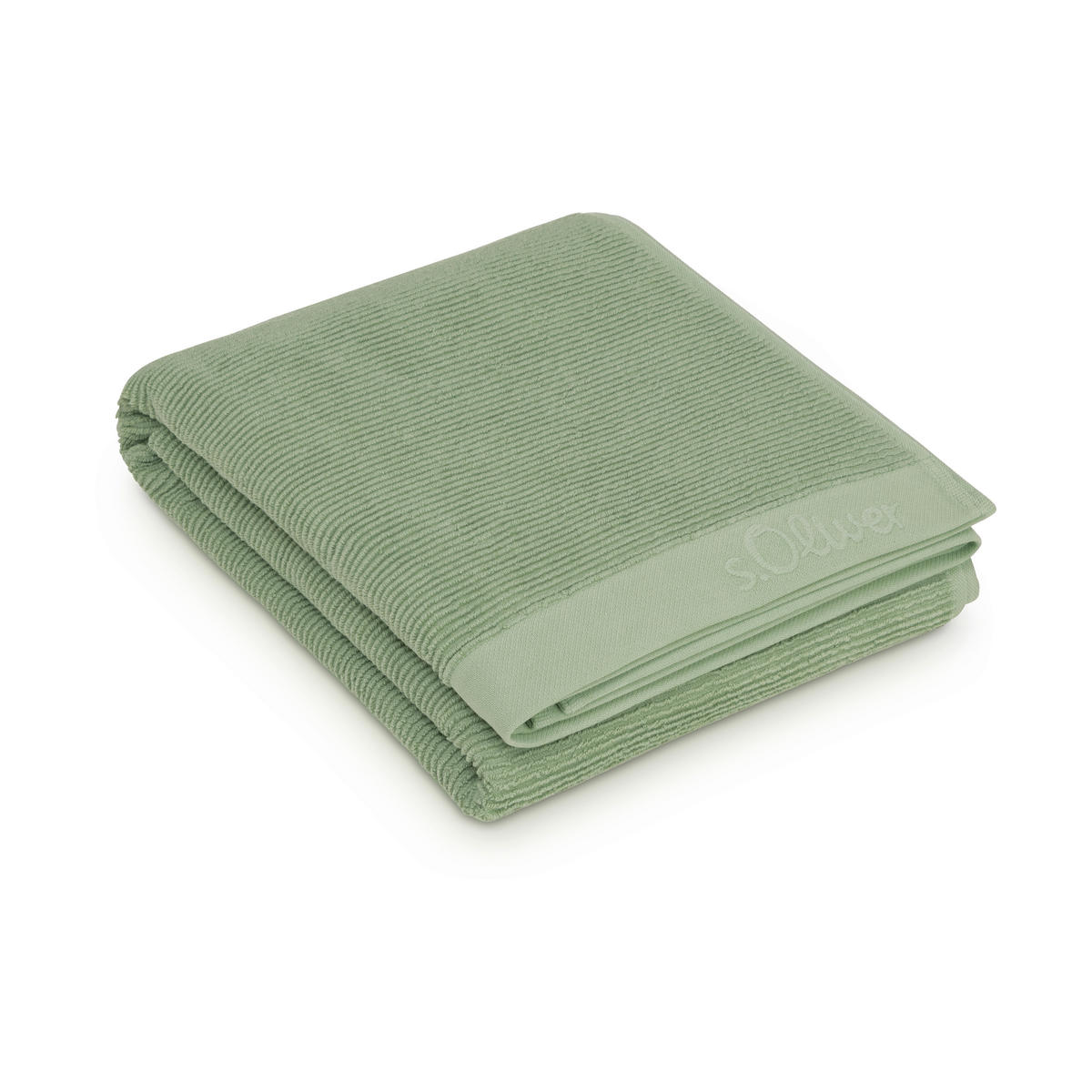 SAUNATUCH s.Oliver Hellgrün  - Hellgrün, Trend, Textil (80/200cm) - S. Oliver