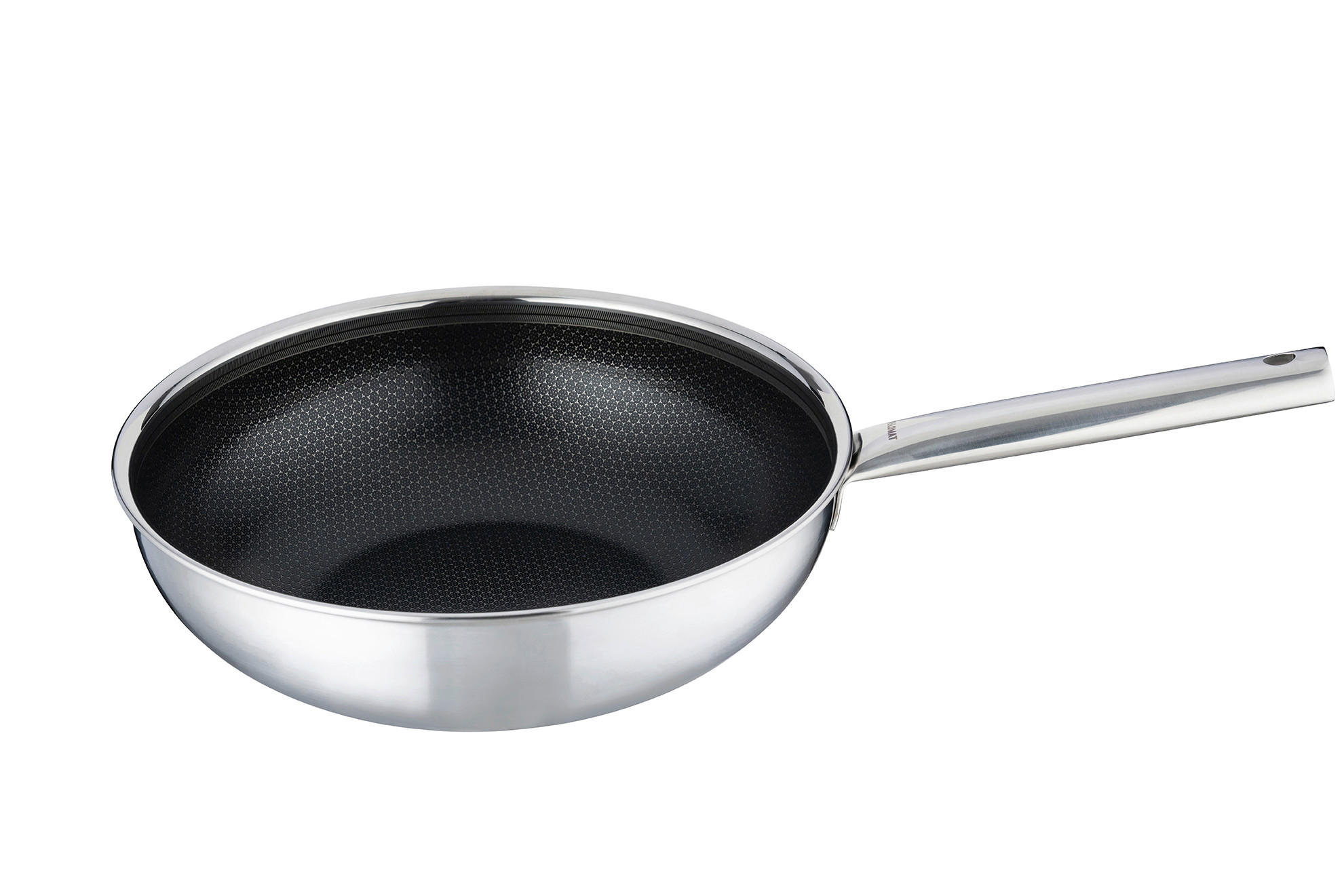 WOK KM Prime  - Edelstahlfarben, Basics, Metall (48,50/29,60/11,50cm) - Kelomat