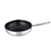 WOK KM Prime  - Edelstahlfarben, Basics, Metall (48,50/29,60/11,50cm) - Kelomat
