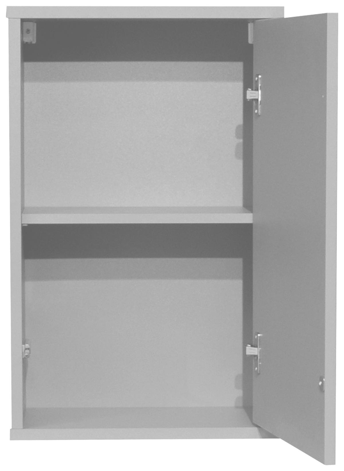 HÄNGESCHRANK 41/65/22 cm  - Schwarz/Grau, MODERN, Holzwerkstoff/Metall (41/65/22cm) - Livetastic