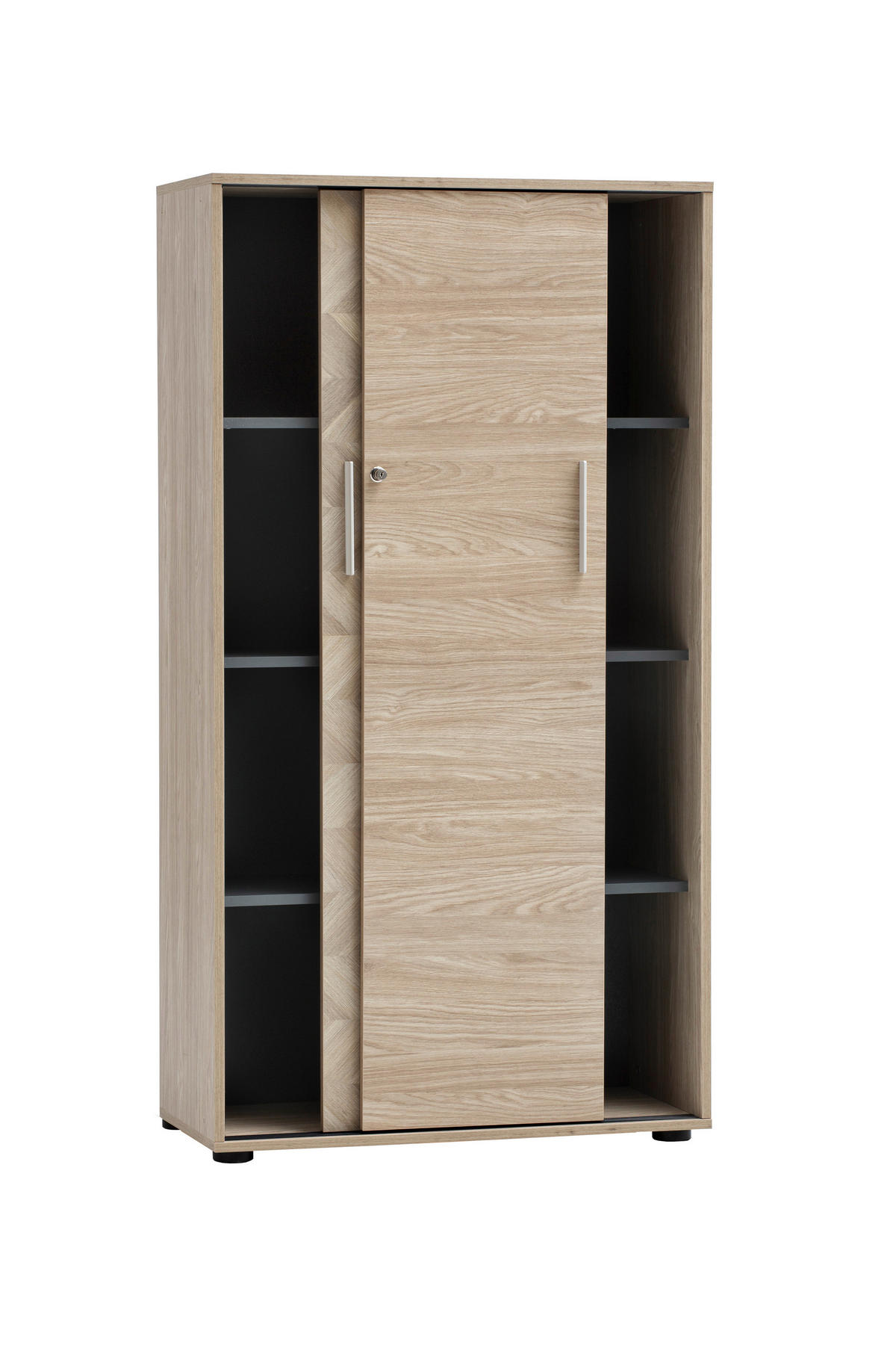 AKTENSCHRANK Eichefarben  - Eichefarben, MODERN, Holzwerkstoff (80,1/150/38,2cm) - MID.YOU