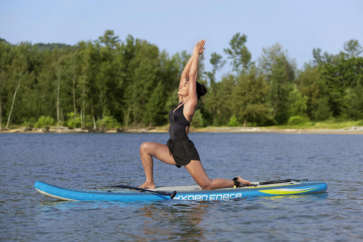 STAND-UP PADDLE BOARD 6532F AQUA GLIDER  - Hellblau, KONVENTIONELL, Kunststoff/Metall (320/79/12cm) - Bestway