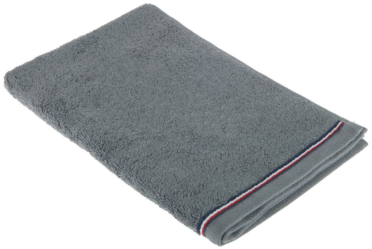 RUČNÍK PRO HOSTY, 40/60 cm, šedá - šedá, Basics, textil (40/60cm) - Tommy Hilfiger