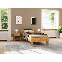 BETT - Wildeiche/Naturfarben, MODERN, Holz (100/200cm) - MID.YOU