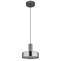 LED-HÄNGELEUCHTE 22/150 cm  - Schwarz/Grau, Design, Glas/Kunststoff (22/150cm) - Globo