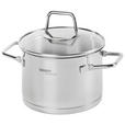 FLEISCHTOPF Perfect Cooking 1,5 L  - Klar/Edelstahlfarben, Basics, Glas/Metall (16/9,5cm) - Homeware Profession.