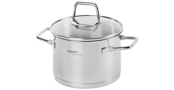 FLEISCHTOPF Perfect Cooking 1,5 L  - Klar/Edelstahlfarben, Basics, Glas/Metall (16/9,5cm) - Homeware Profession.